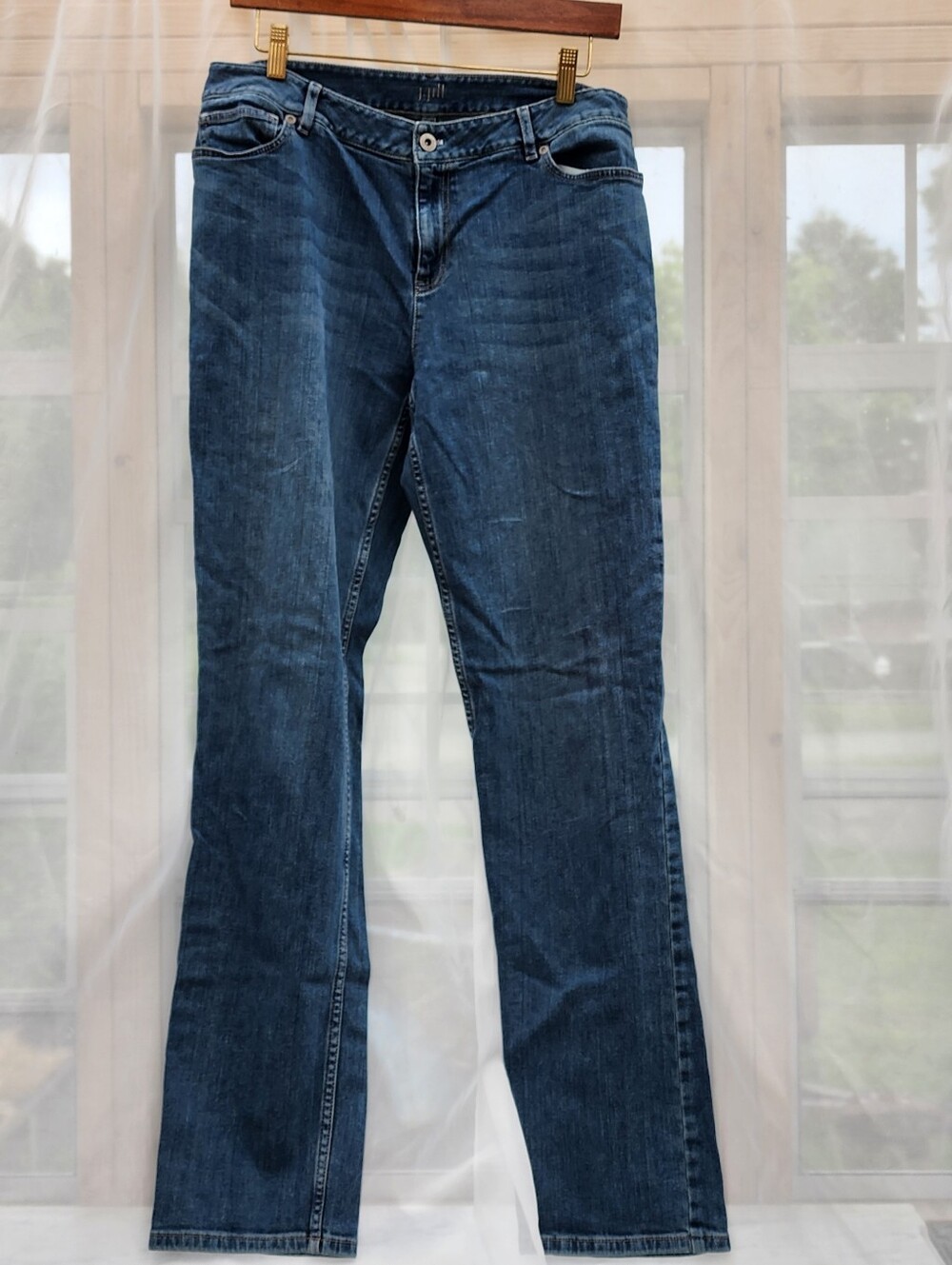 jill Women's Authentic Fit Slim Ankle Jeans Blue Size 10 R Travel Work Vacation